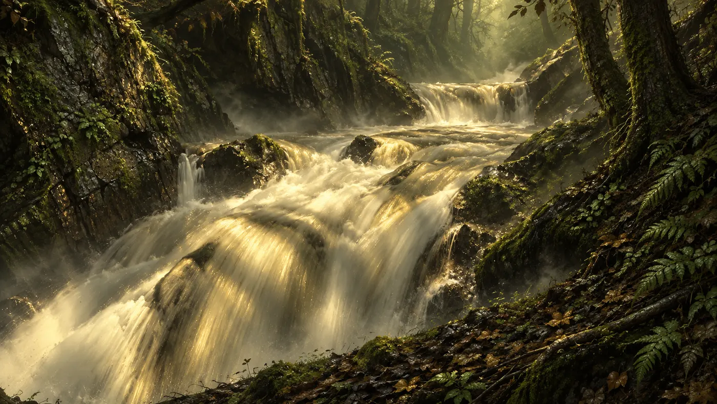 Honey Hollow wallpaper graded for Miasma theme